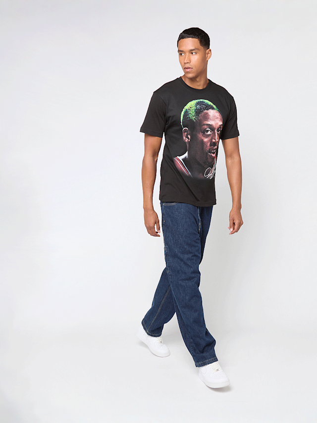 Mitchell & Ness, NBA Chicago Bulls Player Big Face Tee, black, Image 4 of 4