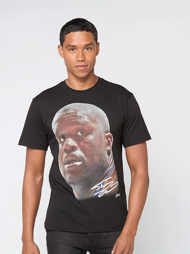 Mitchell & Ness, NBA Los Angeles Lakers Player Big Face Tee, black, Image 1 of 4