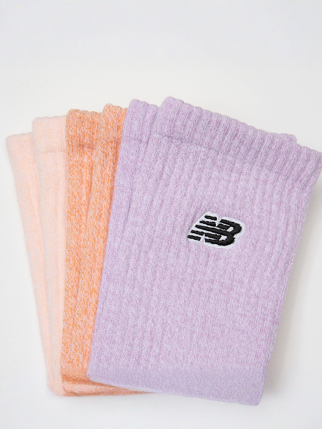 New Balance, 3 PACK - Patch Logo Seasonal Crew, multi-colour, Image 2 of 2