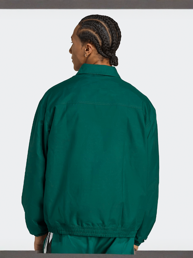 adidas Originals, Brushed Track Jacket, green, Image 2 of 5