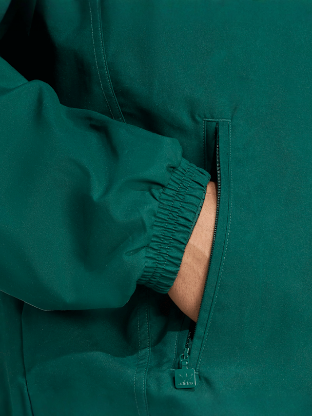 adidas Originals, Brushed Track Jacket, green, Image 4 of 5