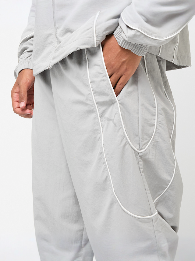 PUMA, Pumatech-X Relaxed Track Pant Woven, grey, Image 6 of 8
