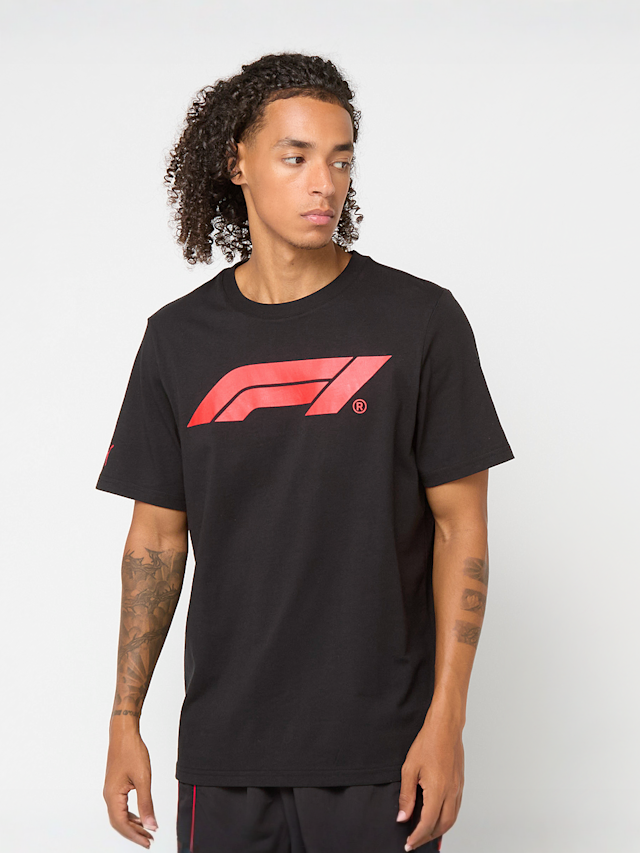 PUMA, F1 Essential Logo Tee 180g, black, Image 1 of 5