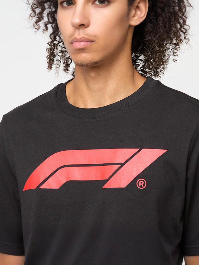 PUMA, F1 Essential Logo Tee 180g, black, Image 3 of 5