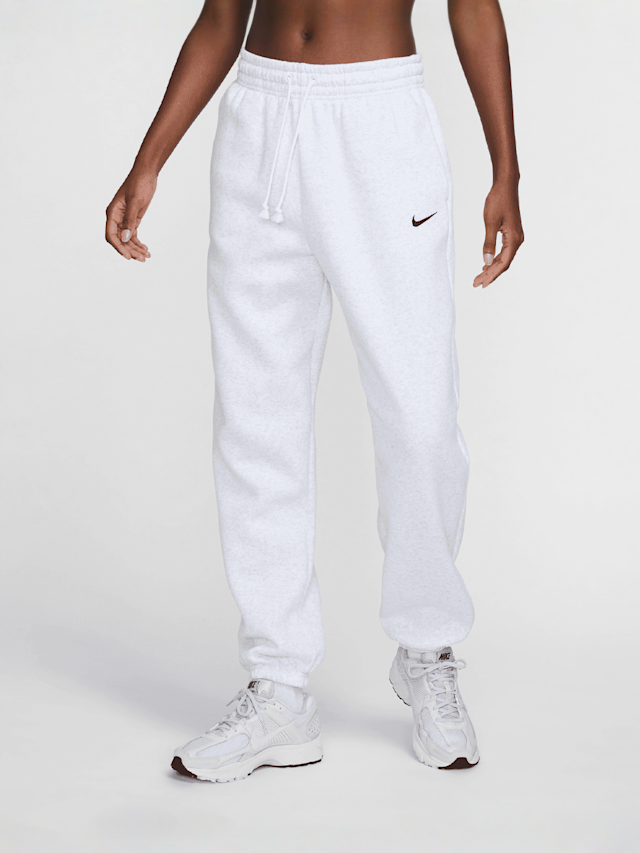 Nike, Sportswear Phoenix Fleece High Raised Oversized Pant, white, Image 1 of 6