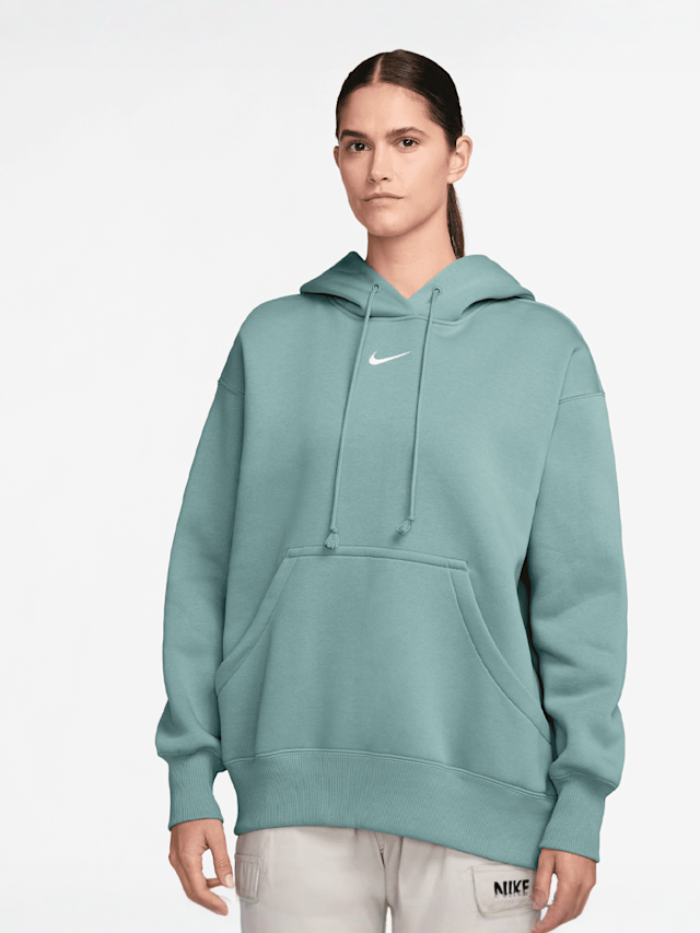 Nike, Sportswear Phoenix Fleece Oversize Hoodie, blue, Image 1 of 3