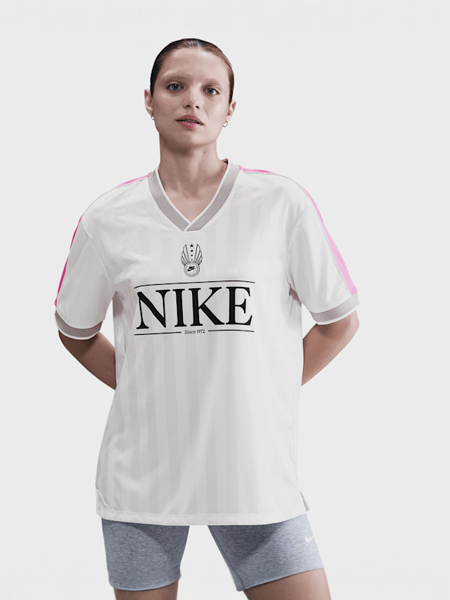 Nike, Sportswear V-Neck Jersey Top, light pink, Image 1 of 5