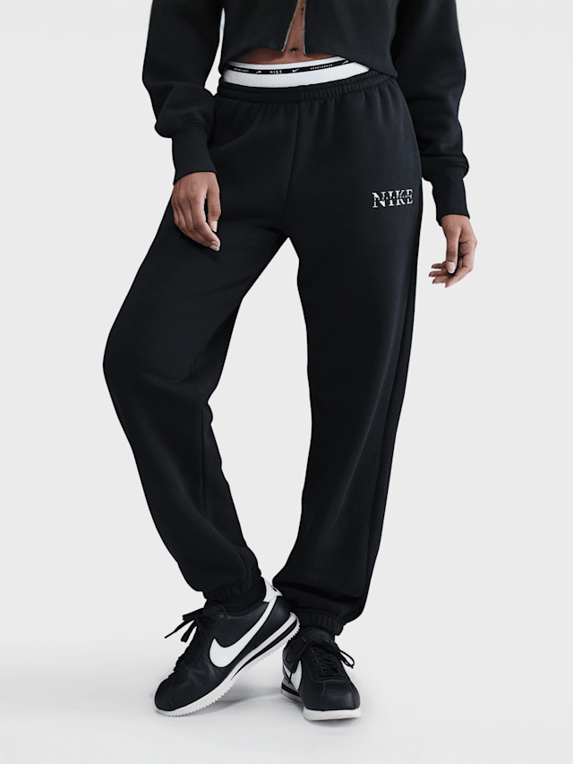 Nike, Sportswear Phoenix Fleece High-Waisted Sweatpants, black, Image 1 of 4