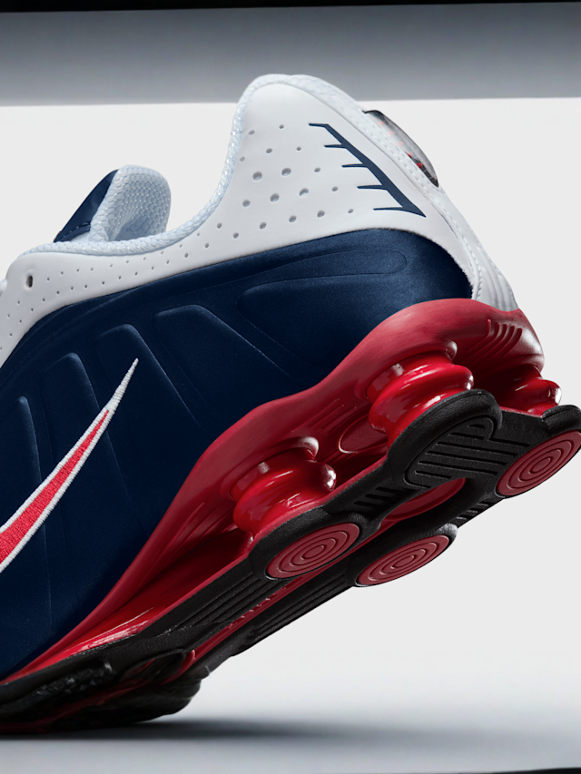 Nike, Shox R4, blue, Image 8 of 9