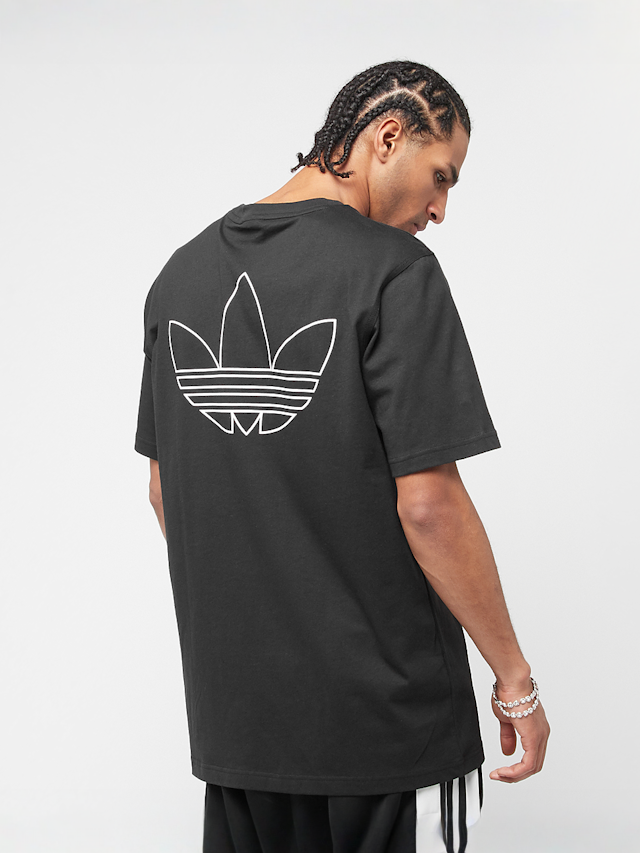 adidas Originals, Floating Trefoil Tee, black, Image 1 of 5