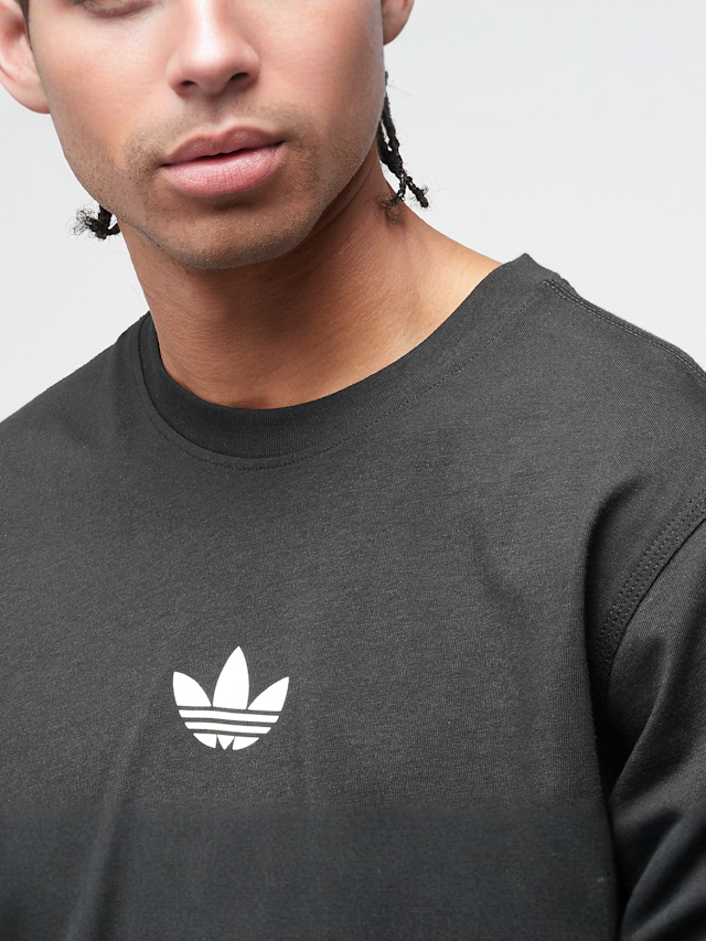 adidas Originals, Floating Trefoil Tee, black, Image 3 of 5