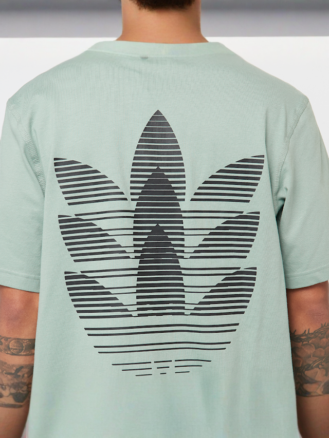 adidas Originals, 3D Trefoil T-Shirt, green, Image 4 of 5