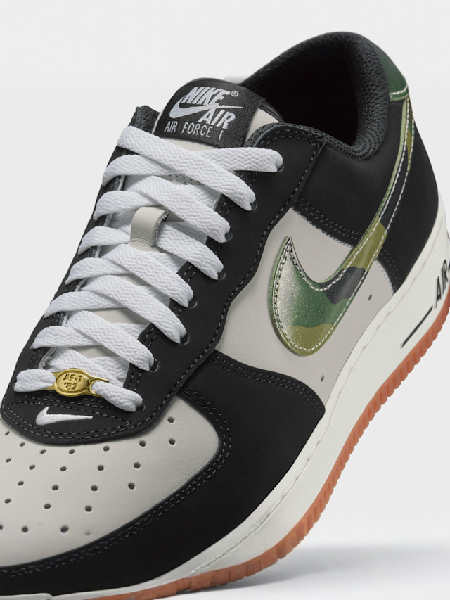 Nike, Air Force 1 Low Retro, black, Image 7 of 8