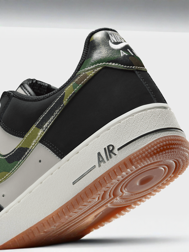Nike, Air Force 1 Low Retro, black, Image 8 of 8