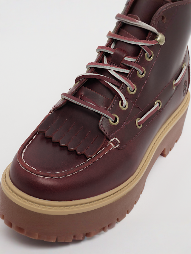 Timberland, Stone Street Mid Lace Up, red, Image 6 of 7