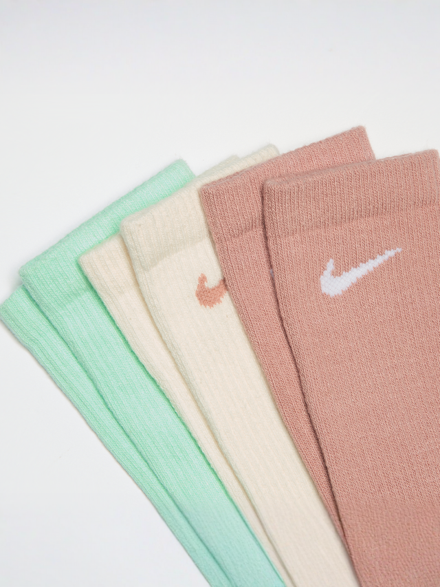 Nike, 3 PACK - Everyday Plus Cushion Crew, multi-colour, Image 2 of 2