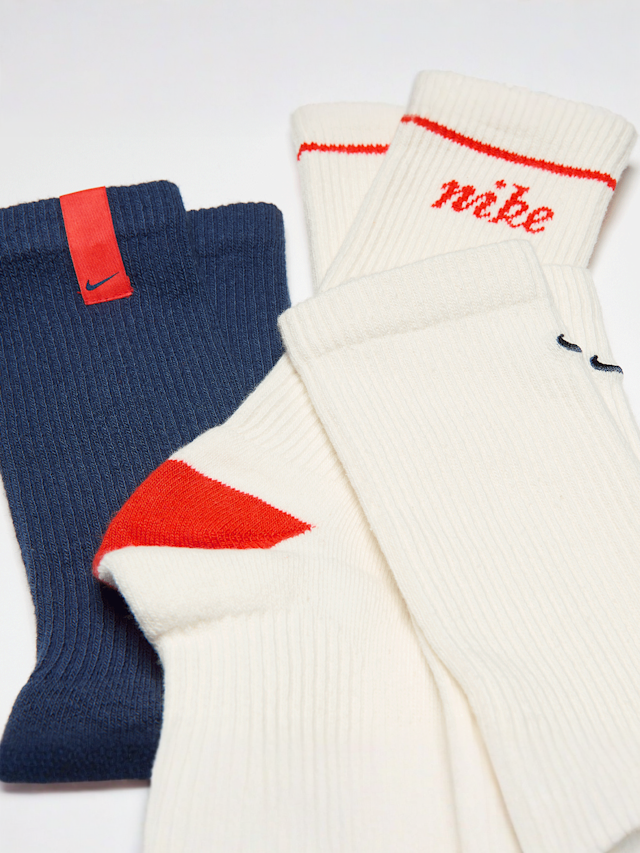 Nike, 3 PACK - Everyday Plus Cushioned Crew  144 WGFX, multi-colour, Image 2 of 2
