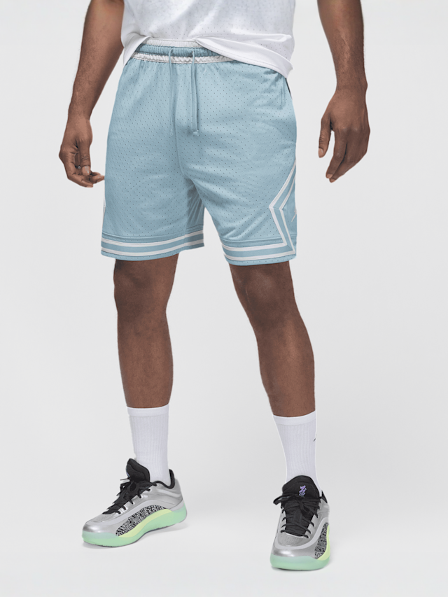 Jordan, Sport Dri-FIT Mesh Diamond Shorts, blue, Image 1 of 5