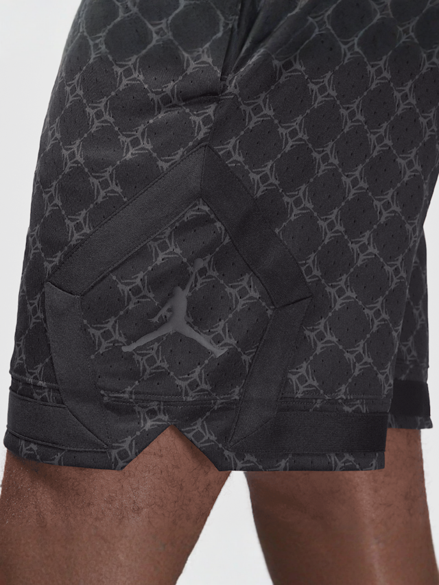 Jordan, Sport Dri-FIT Printed Diamond Shorts, black, Image 4 of 5
