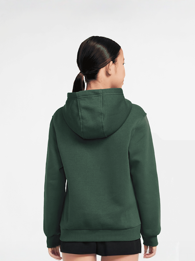 Nike, Sportswear Club Fleece Hoodie Low Brand Read, green, Image 2 of 3