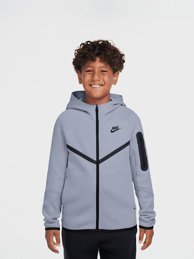 Nike, Sportswear Tech Fleece Full-Zip Hoodie, blue, Image 1 of 3