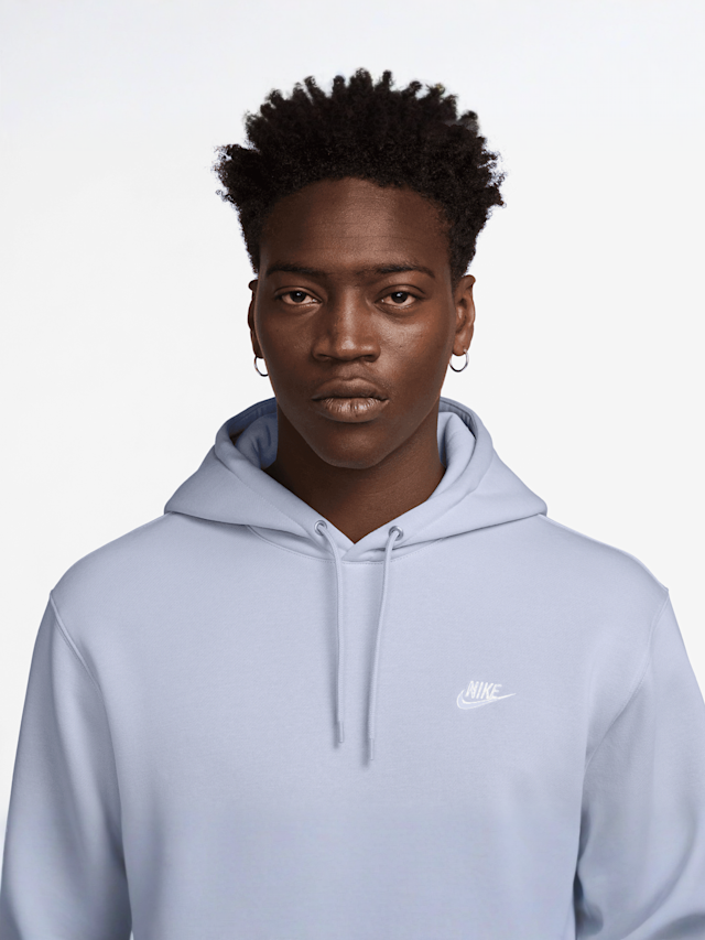 Nike, Club Basketball Pullover Hoodie, blue, Image 3 of 3