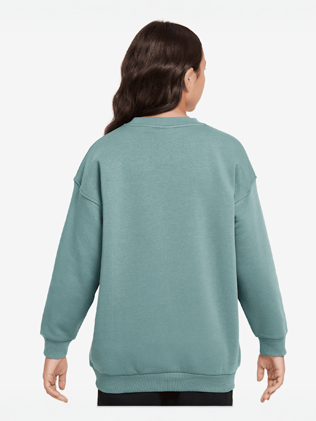 Nike, Sportswear Club Fleece Oversized Crew, green, Image 2 of 3