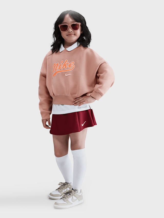 Nike, Sportswear Cropped Fleece Sweatshirt, light pink, Image 4 of 4