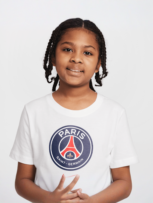 Nike, PSG Crest Tee, white, Image 3 of 5