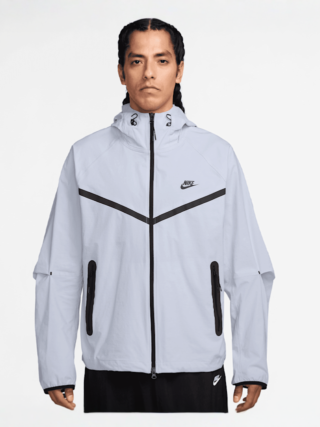 Nike, Tech Woven Windrunner Full Zip Jacket, blue, Image 1 of 3