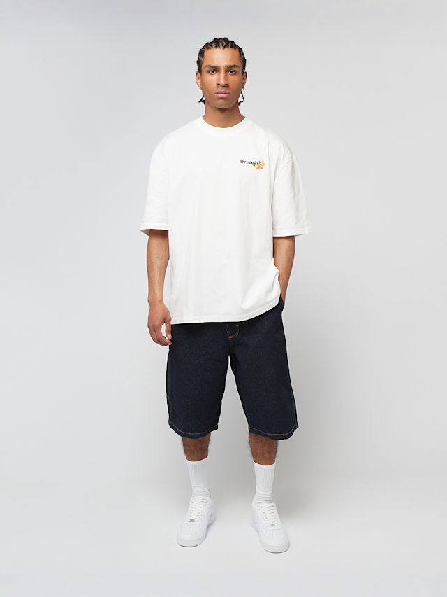 DropSize, Heavy Oversized Orange Lemonade T-Shirt, white, Image 5 of 5