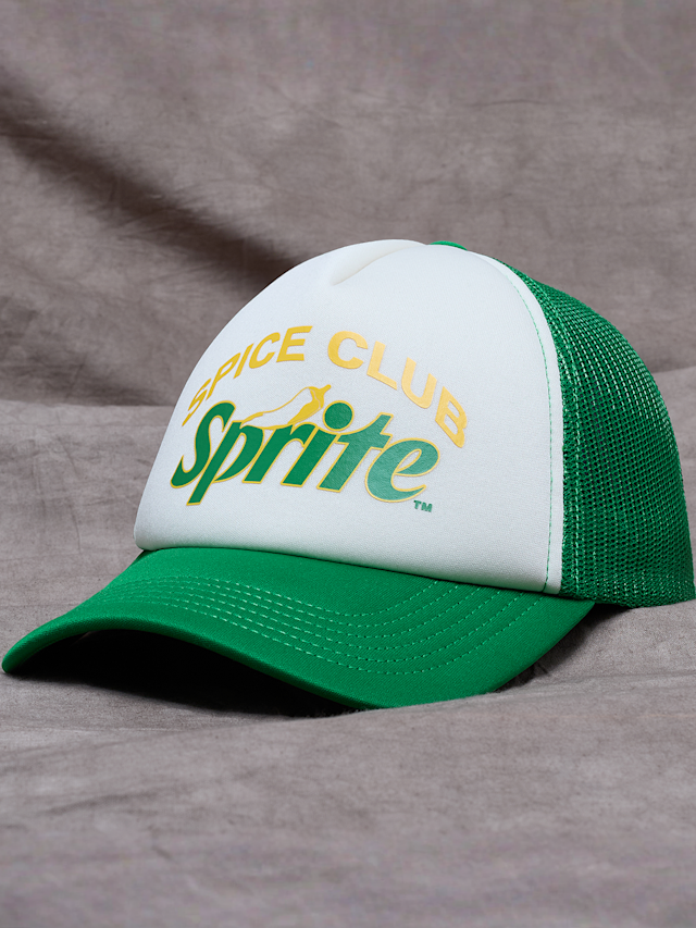 Sprite x SNIPES, Spice Club Trucker Cap, green, Image 1 of 5