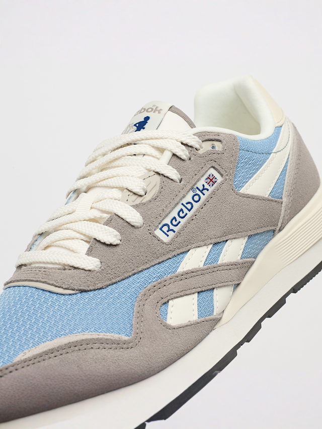 Reebok, Classic Nylon 89 gritty grey/leisure black/chalk, grey, Image 6 of 7
