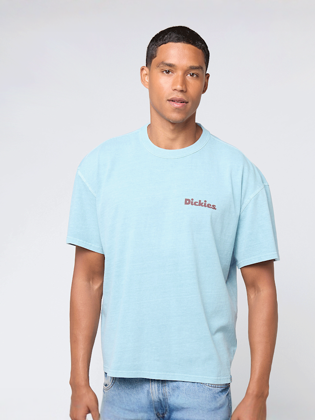 Dickies, Slayden GD Shortsleeve Tee, blue, Image 2 of 5
