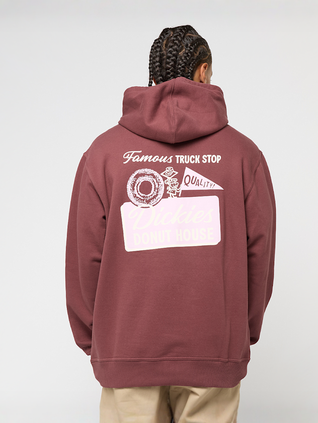 Dickies, DONUT HOUSE HOODIE andorra, red, Image 1 of 5