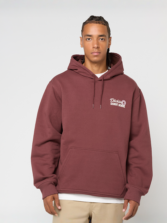 Dickies, DONUT HOUSE HOODIE andorra, red, Image 2 of 5