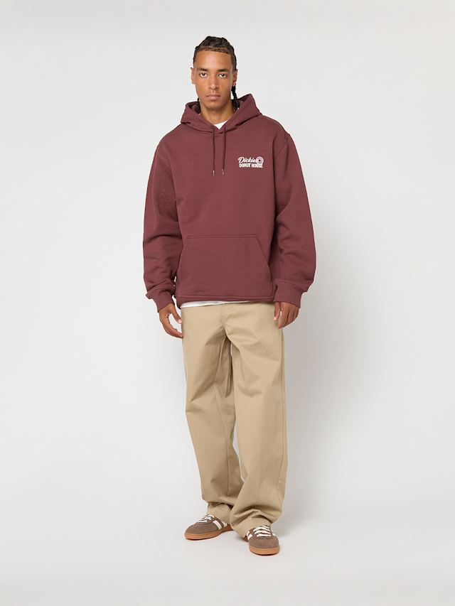 Dickies, DONUT HOUSE HOODIE andorra, red, Image 5 of 5