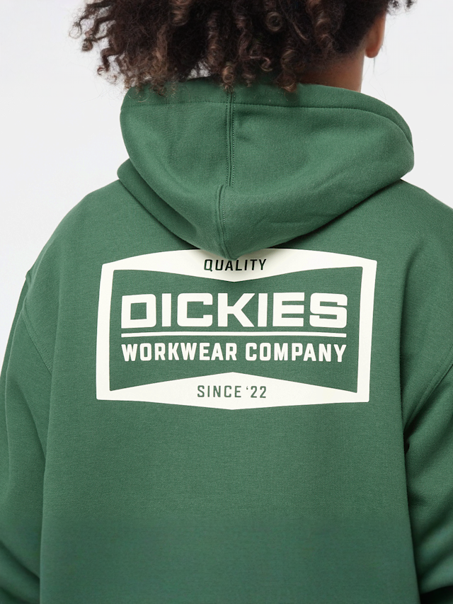 Dickies, Bolivar Full-Zip Hoodie, green, Image 4 of 5