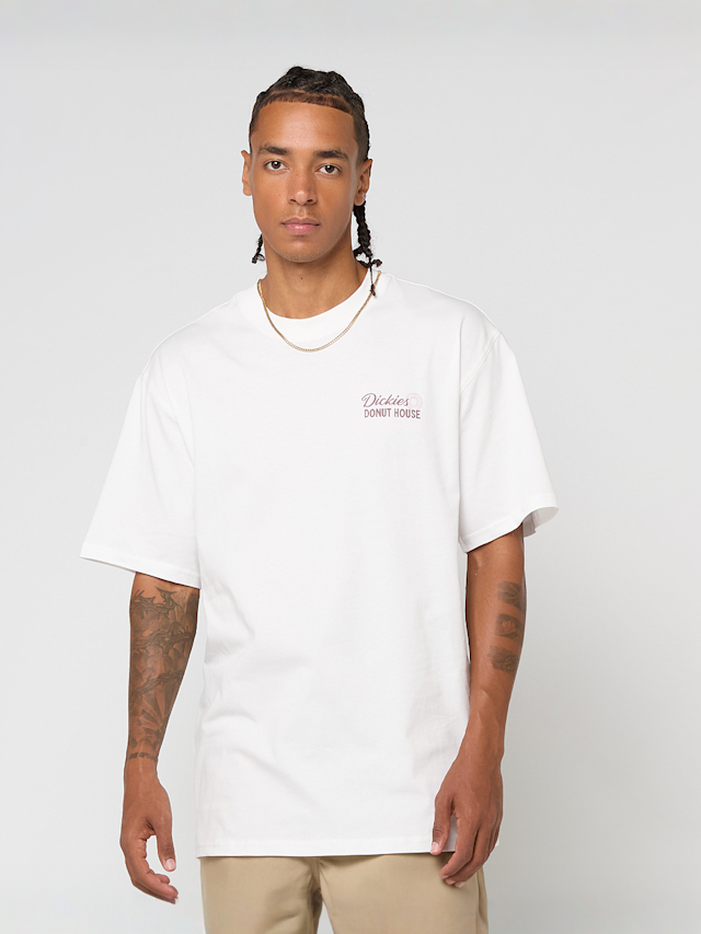 Dickies, DONUT HOUSE TEE SS white, white, Image 2 of 5