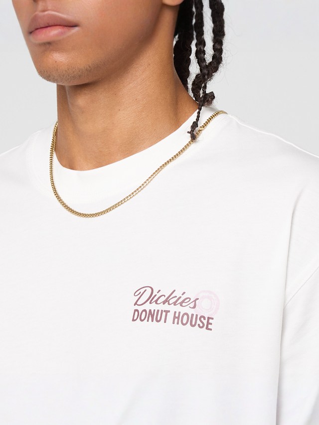 Dickies, DONUT HOUSE TEE SS white, white, Image 3 of 5