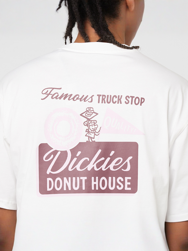 Dickies, DONUT HOUSE TEE SS white, white, Image 4 of 5