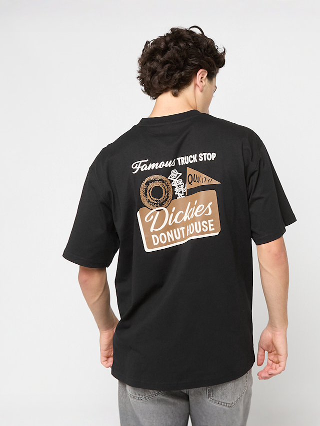 Dickies, Donut House Short Sleeve Tee, black, Image 1 of 5