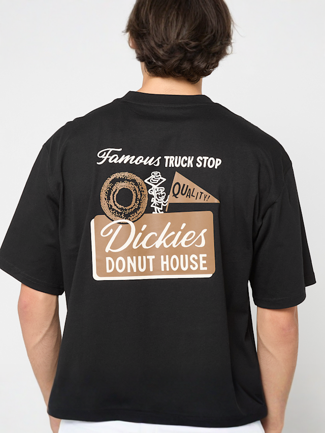 Dickies, Donut House Short Sleeve Tee, black, Image 4 of 5