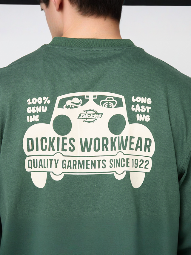 Dickies, Gordonsville Short Sleeve Tee, green, Image 4 of 5