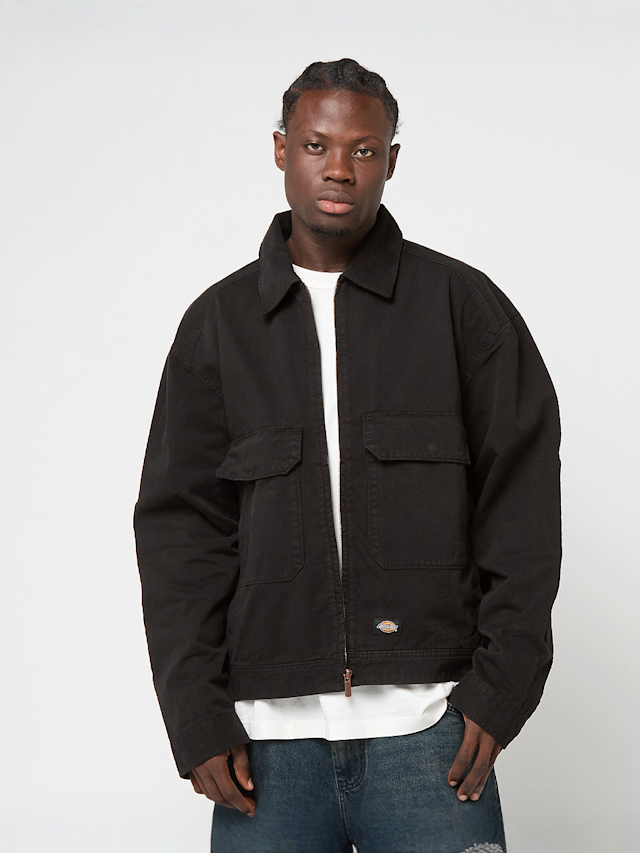 Dickies, Fort Smith Trucker Jacket, black, Image 1 of 4