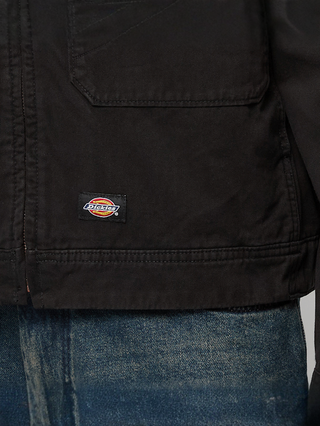 Dickies, Fort Smith Trucker Jacket, black, Image 3 of 4
