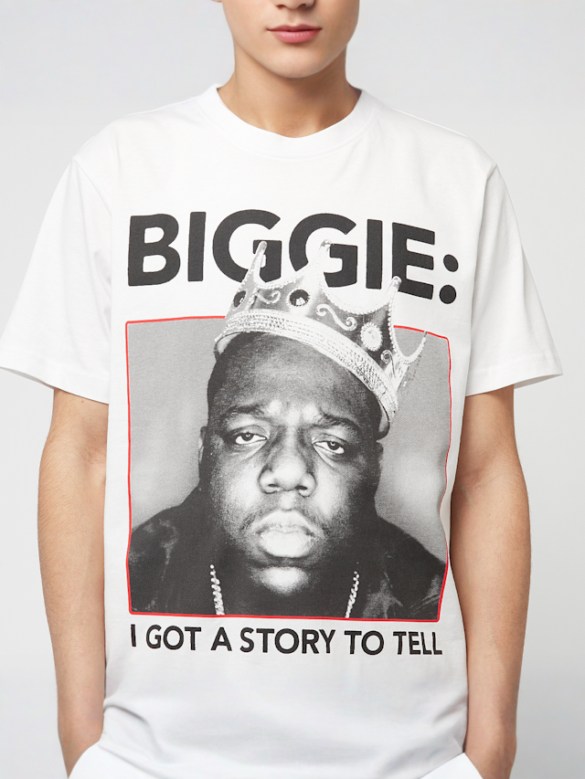 Mister Tee, Biggie Crown Tee, white, Image 3 of 4