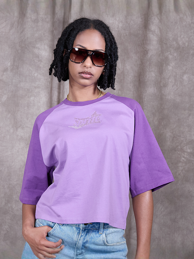 Sprite x SNIPES, Spark Oversized Raglan T-Shirt, purple, Image 1 of 6