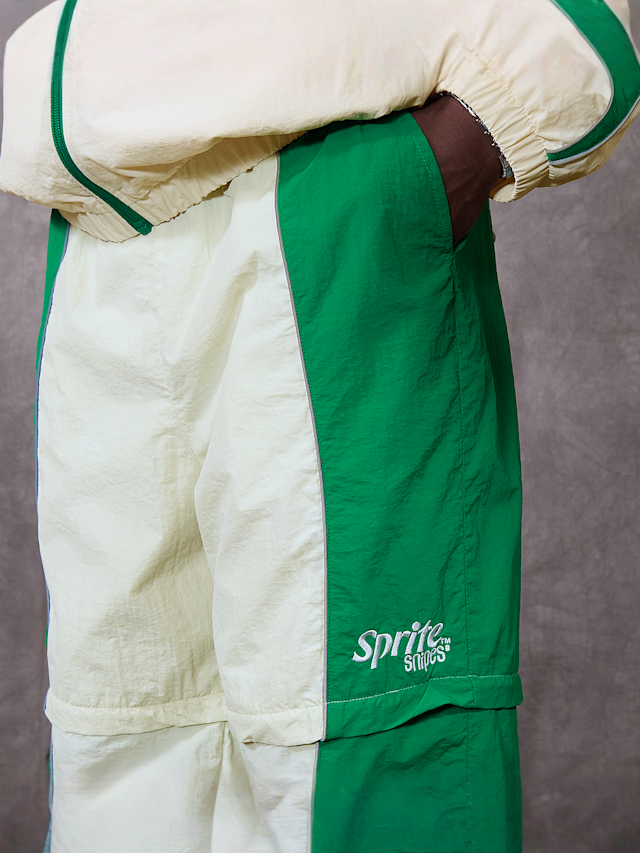 Sprite x SNIPES, Zip Off Colorblock Track Pants, green, Image 5 of 9