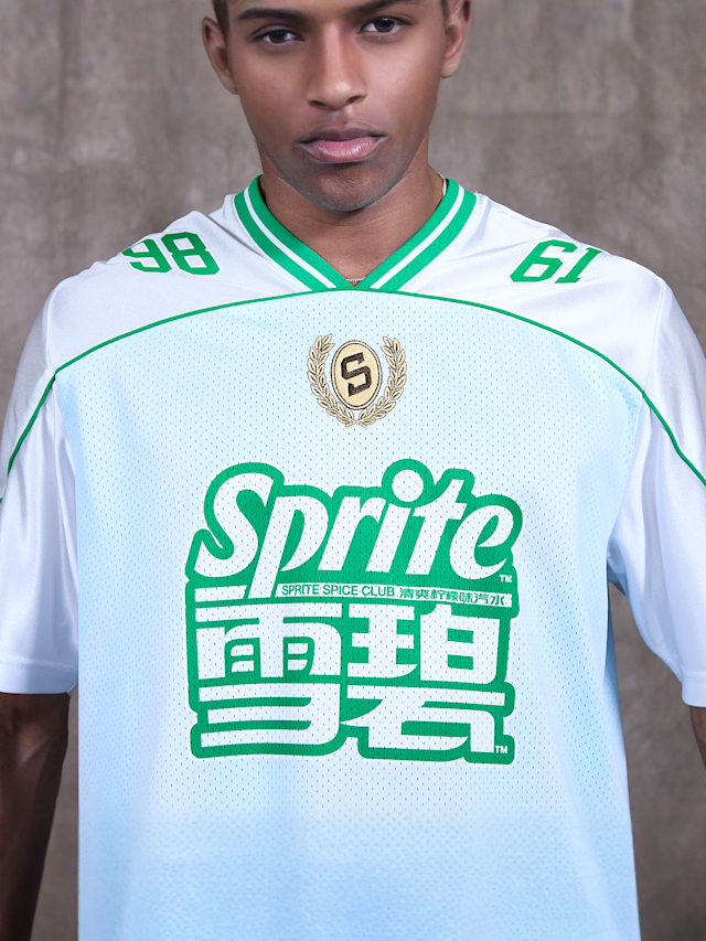 Sprite x SNIPES, Flame Football Jersey, blue, Image 3 of 8
